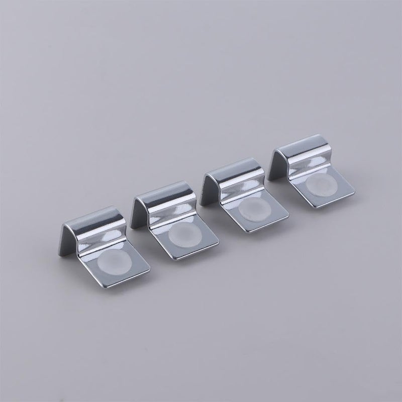 Kopida 4Pcs Household Fish Tank Brackets Glass Lid Clips Aquarium Cover Holders Silver Stainless Steel Aquariums Lid Support Aquarium Accessories - Image 4